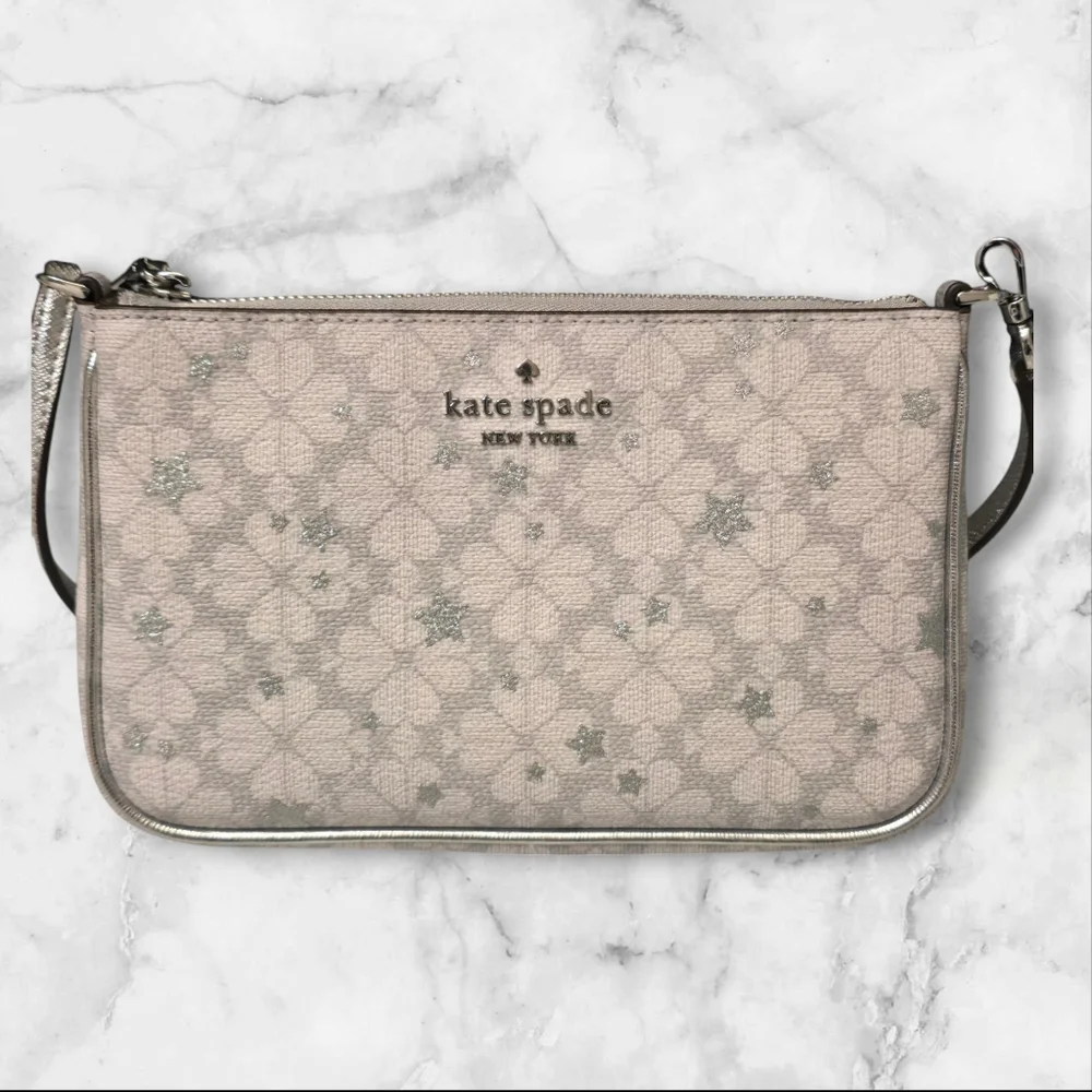 Kate Spade Flower‎ Star Toss Convertible Wristlet NEW ☆